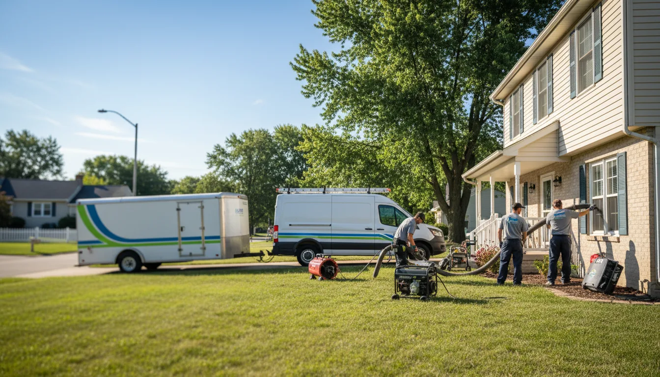 Flooded Basement Restoration And Cleanup With Repair in Concordia, MO near me
